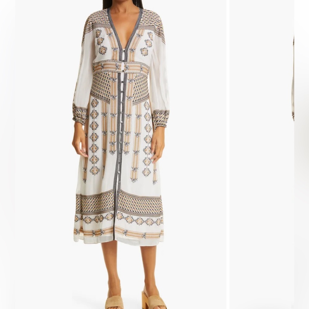 Veronica Beard Julianna Midi Dress - Picture 2 of 12